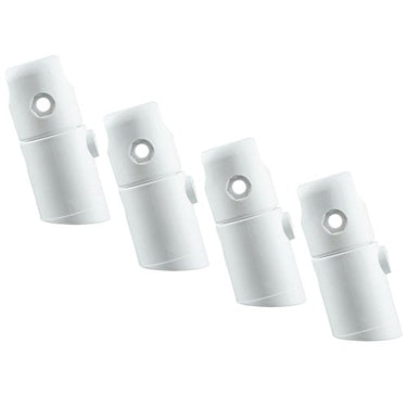 Schulte Halterungen schräg Heizkörper München rund, alpin-weiß, 22 mm Rohrdurchmesser, Befestigung Wand-halterung Befestigungs-Set Badheizkörper Designheizkörper im Sale